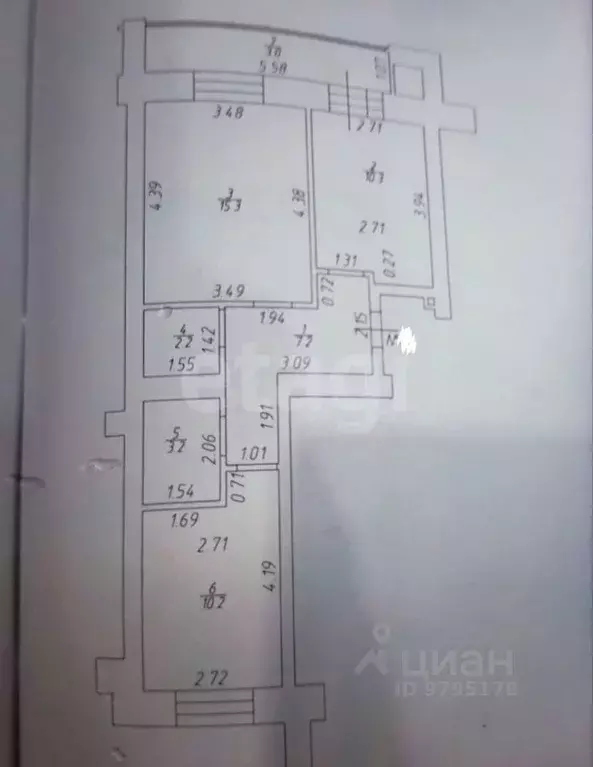 2-к кв. Татарстан, с. Высокая Гора ул. Егорова, 2 (48.4 м) - Фото 2