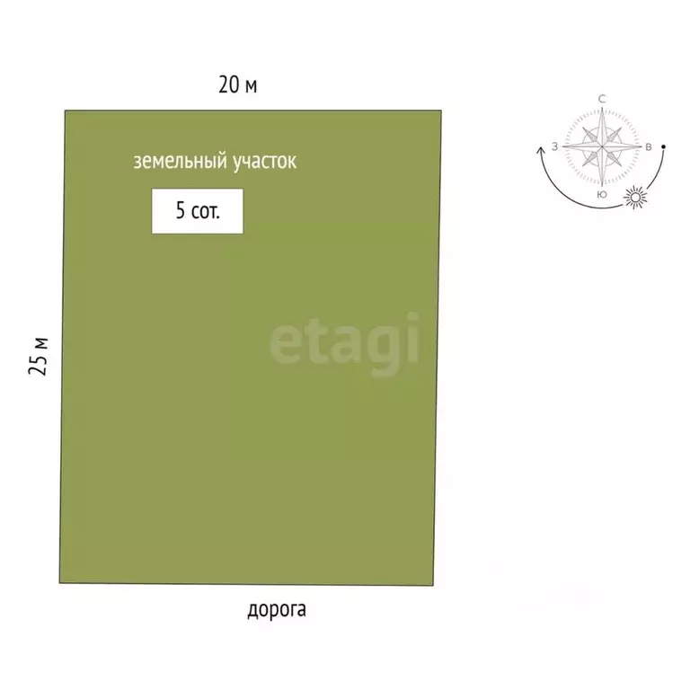 Участок в Ростовская область, Аксайский район, Рассветовское с/пос, ... - Фото 2