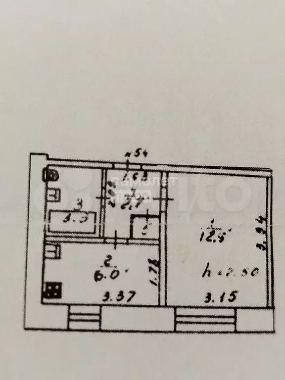 1-к. квартира, 25 м, 2/9 эт. - Фото 0