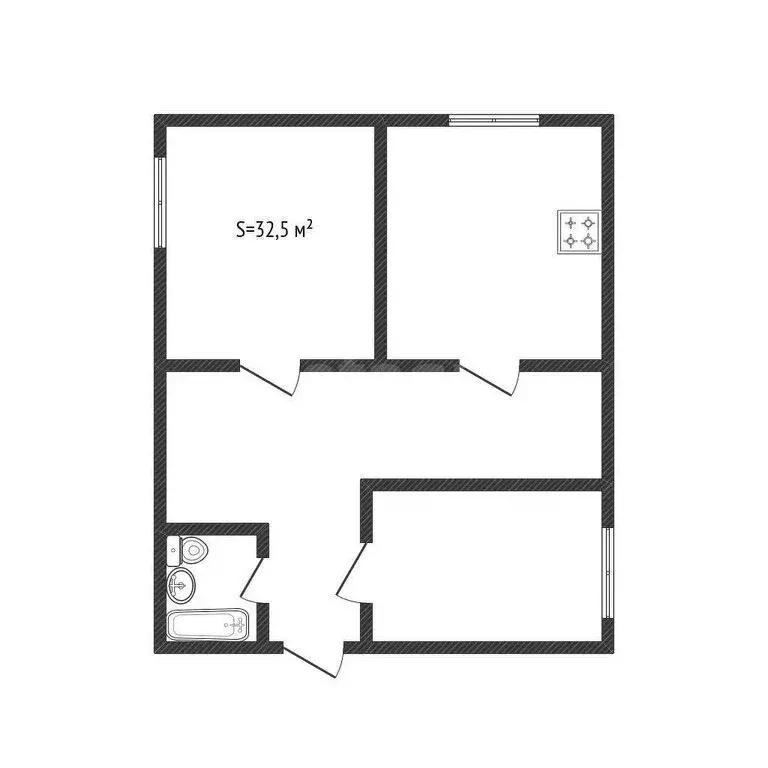 Дом в Гулькевичи, улица Матросова, 21 (32.3 м) - Фото 0