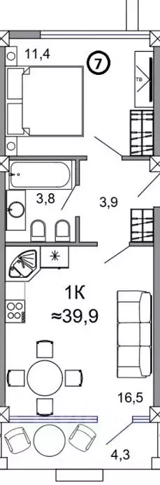 2-к кв. Крым, Феодосия ш. Керченское, 27Р (35.4 м) - Фото 1