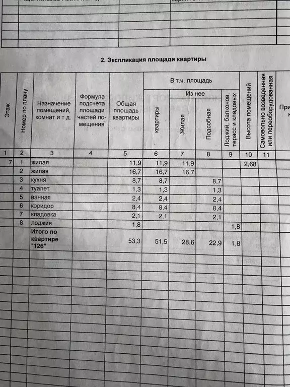 2-к. квартира, 53,3 м, 7/9 эт. - Фото 0