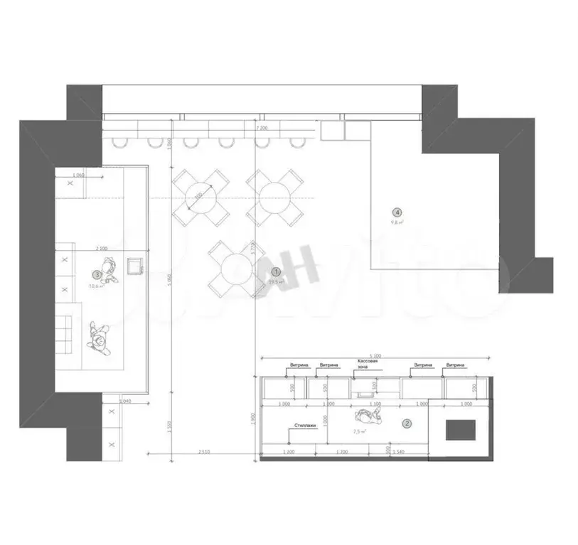 Продажа пл. 61 м2 под магазин, м. Бауманская в - Фото 0