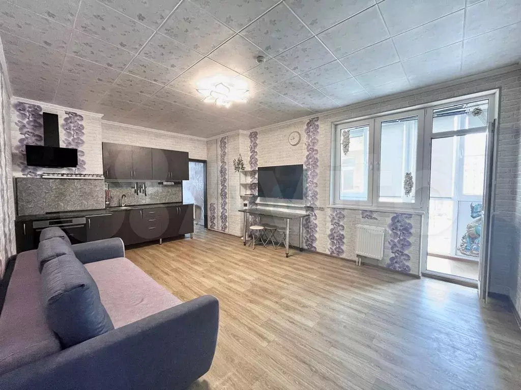 2-к. квартира, 60,1 м, 4/9 эт. - Фото 1