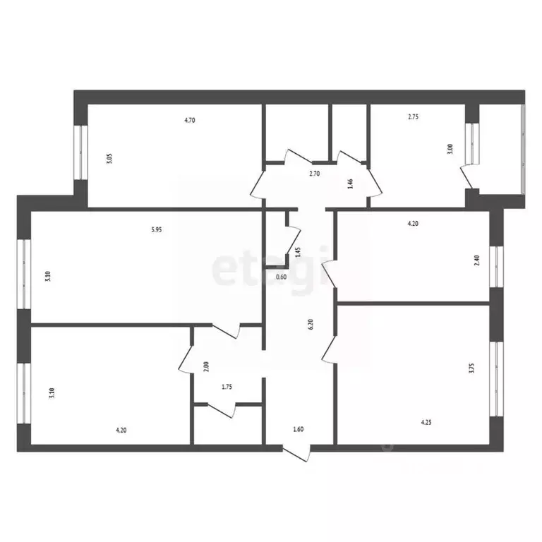 4-к кв. Красноярский край, Кодинск Кежемский район, ул. Колесниченко, ... - Фото 1