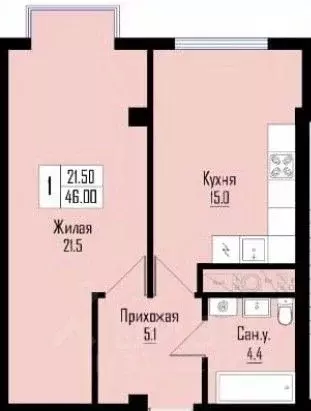 1-к кв. Кабардино-Балкария, Нальчик ул. Ахохова, 100 (46.0 м) - Фото 1