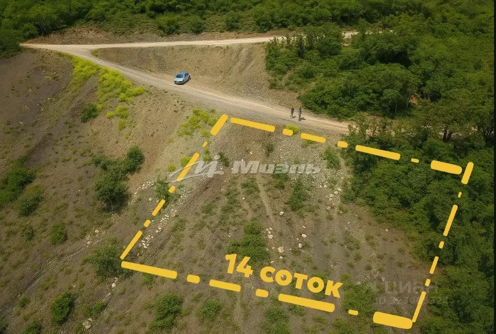 Участок в Крым, Ялта муниципальный округ, Гурзуф пгт  (14.0 сот.) - Фото 1