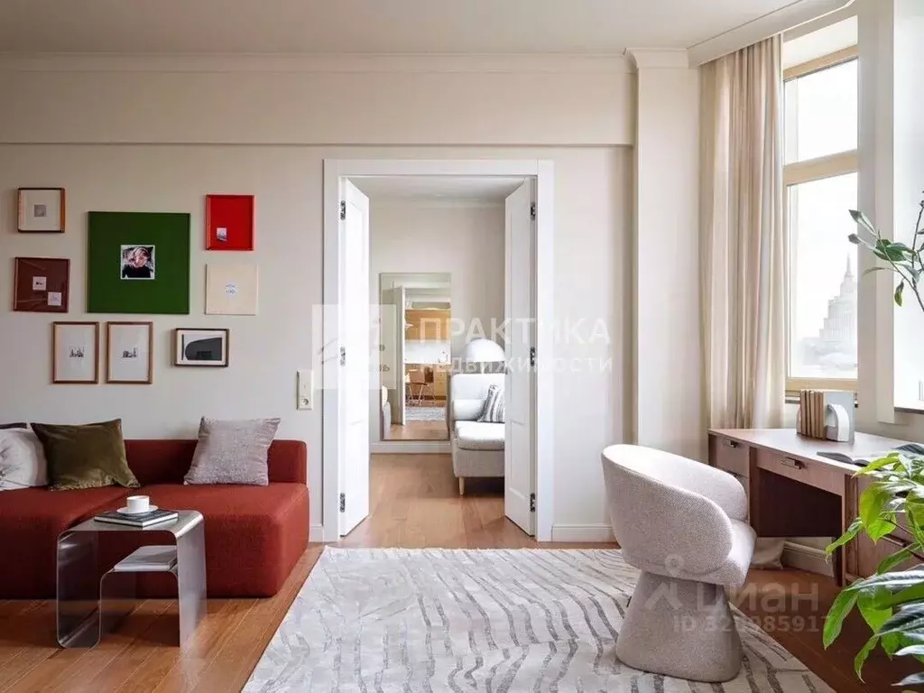 2-к кв. Москва наб. Тараса Шевченко, 3 (62.5 м) - Фото 0