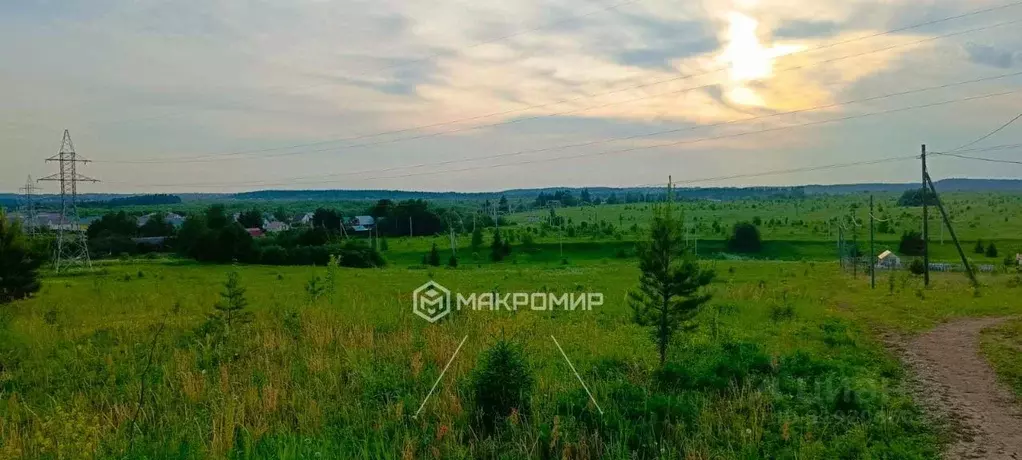 Участок в Пермский край, Пермский район, д. Аникино ул. Дальняя (10.0 ... - Фото 0
