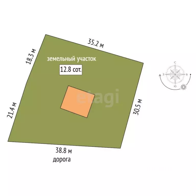 Участок в Москва, Москва, Зеленоград Прудный пер., 5 (12.8 сот.) - Фото 2