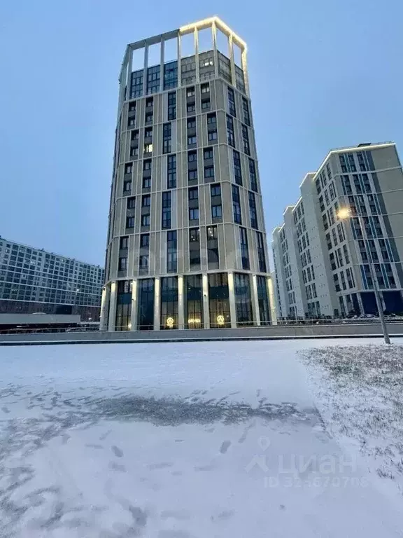 2-к кв. Санкт-Петербург наб. Миклухо-Маклая, 1к1 (46.3 м) - Фото 1