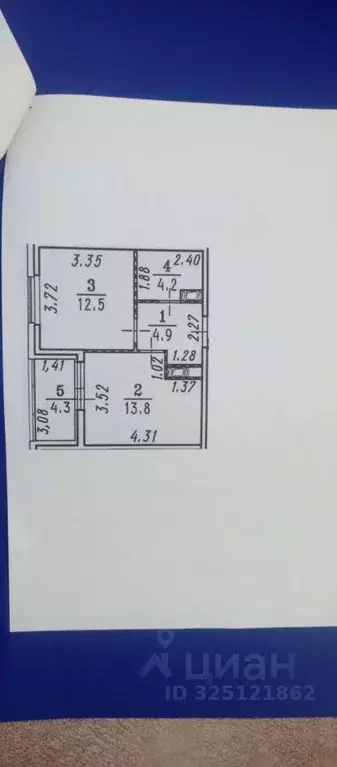 1-к кв. Омская область, Омск ул. Александра Захарченко, 5 (36.0 м) - Фото 1