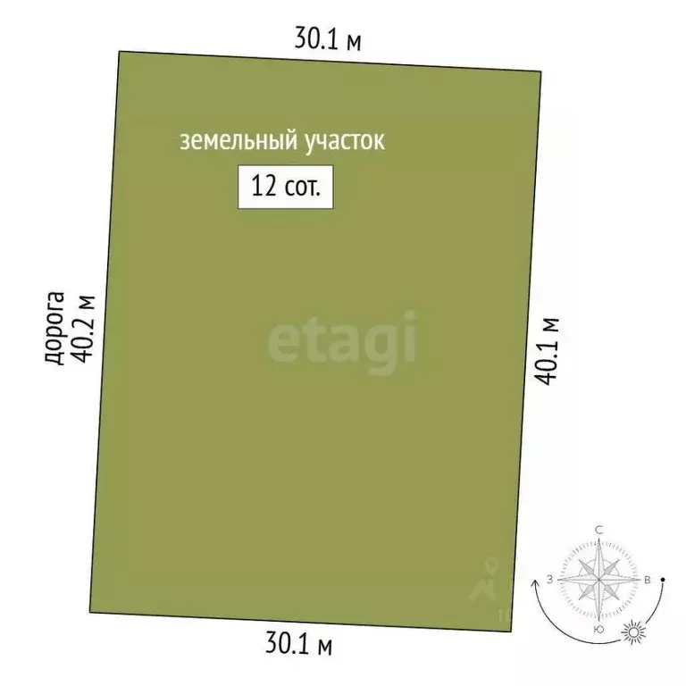 Участок в Коми, Усинск муниципальный округ, с. Колва ул. Заручейная ... - Фото 1
