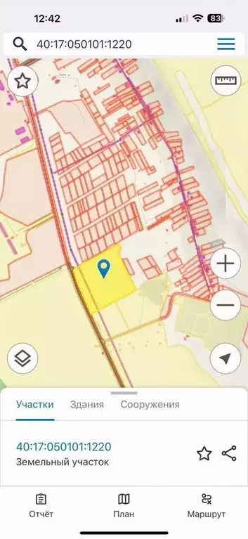 Участок в Калужская область, Перемышльский муниципальный округ, Горки ... - Фото 1