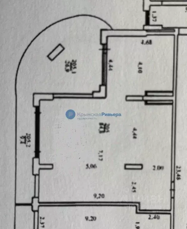 Свободной планировки кв. Крым, Ялта ул. Дражинского, 43 (121.1 м) - Фото 1