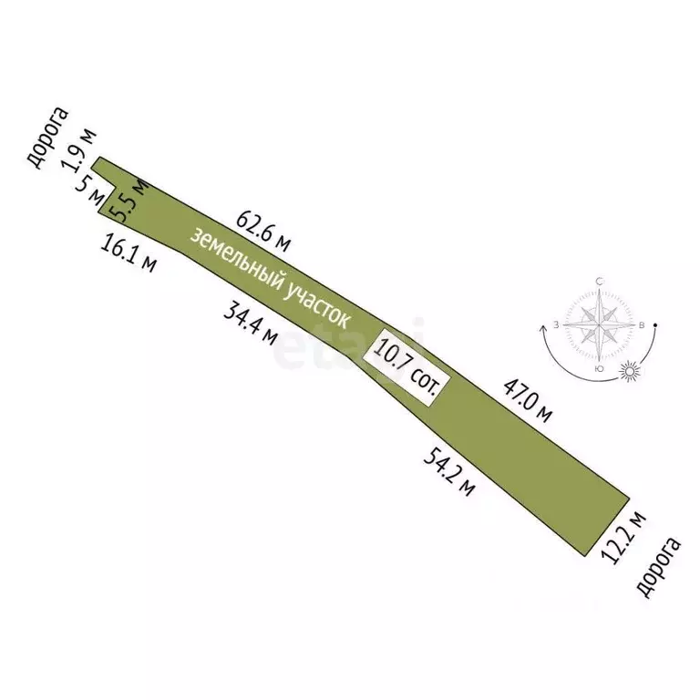 Участок в Тюменская область, Тюменский муниципальный округ, пос. ... - Фото 1