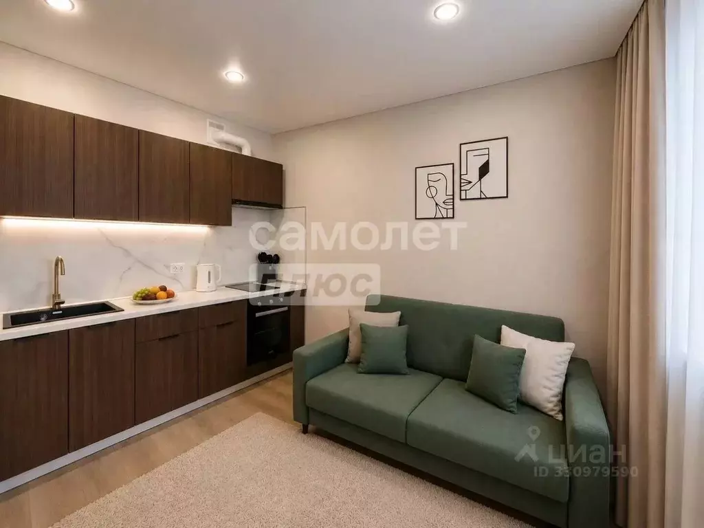 Студия Краснодарский край, Новороссийск ул. Куникова, 47Г (22.1 м) - Фото 2