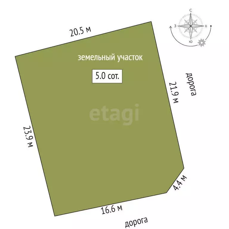 Участок в Шишкино, КП Растуново ИЖС, 302 (5.04 м) - Фото 0
