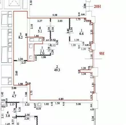 Помещение свободного назначения в Москва Аминьевское ш., 4Дк3литБ (71 ... - Фото 2