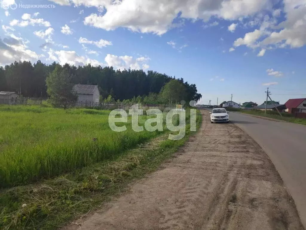 Участок в Тюменский район, деревня Ушакова, Светлая улица (7.5 м) - Фото 0