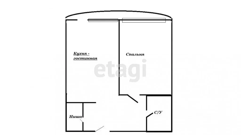 2-к кв. Приморский край, Владивосток ул. Сабанеева, 14В (40.0 м) - Фото 1