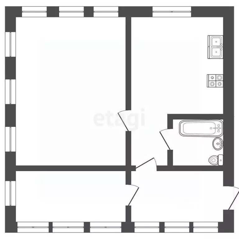 Дом в Мордовия, Лямбирский район, Берсеневское с/пос, пос. ... - Фото 2