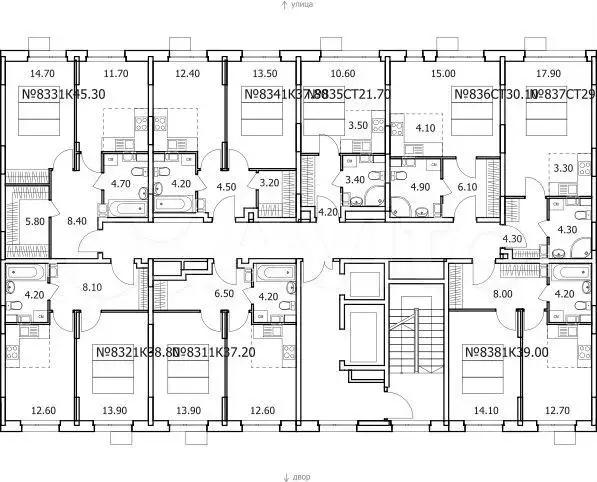 Квартира-студия, 30,1 м, 3/18 эт. - Фото 1