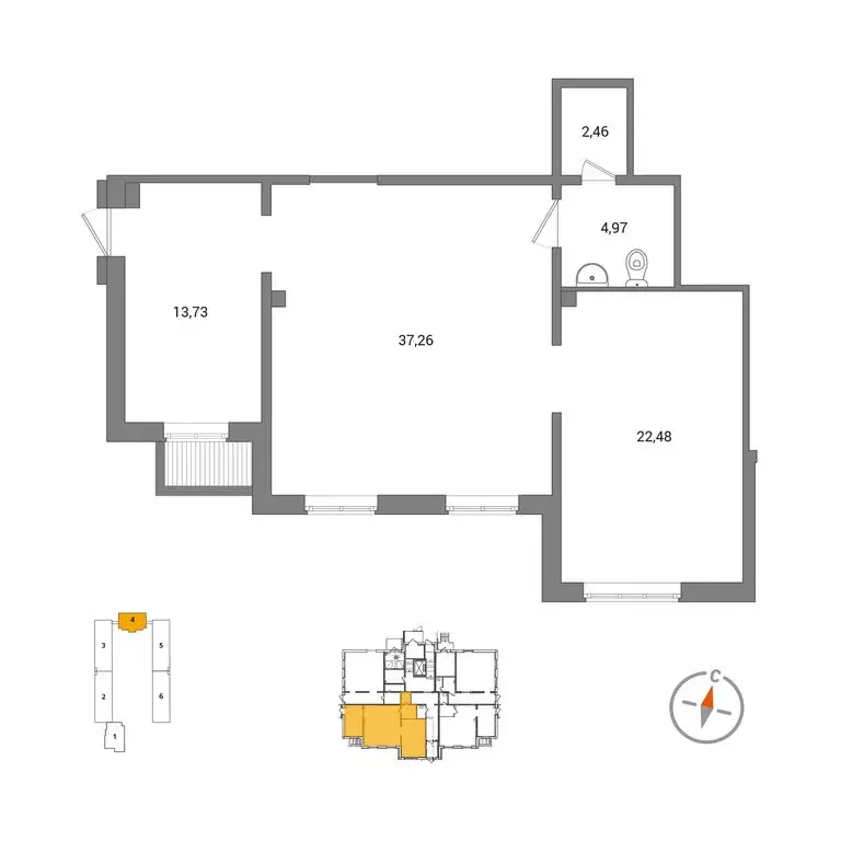 Торговая площадь (81.3 м) - Фото 2