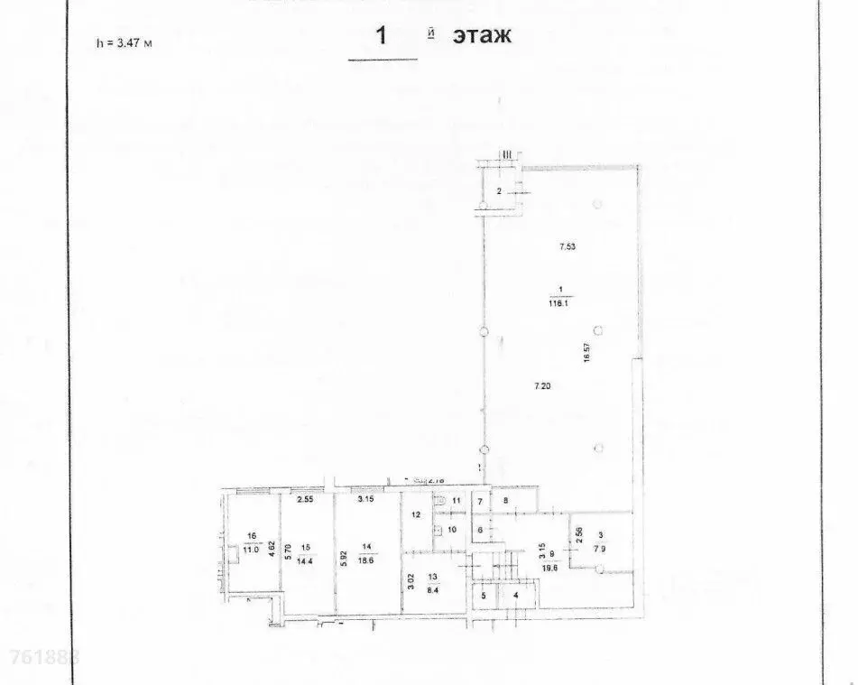 Помещение свободного назначения в Москва Октябрьская ул., 89 (217 м) - Фото 1