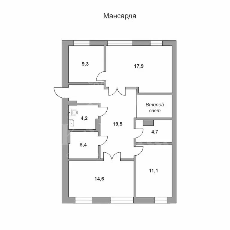6-комнатная квартира: Москва, 1-я Фрунзенская улица, 6 (179.5 м) - Фото 2