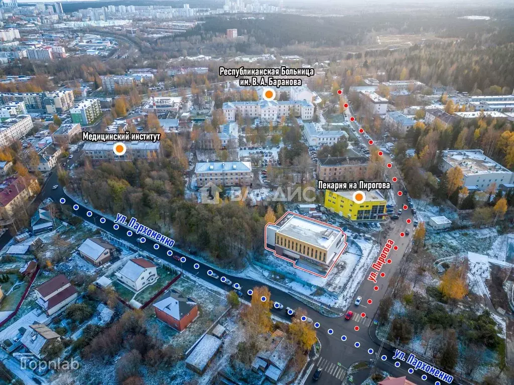 Помещение свободного назначения в Карелия, Петрозаводск ул. Пирогова, ... - Фото 1