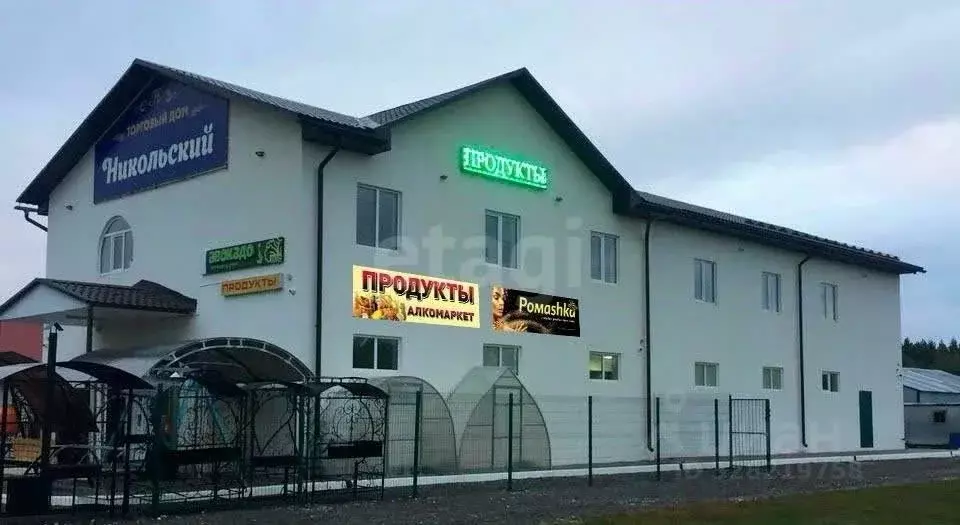 Торговая площадь в Тульская область, Заокский рп ул. Шоссейная, 2А ... - Фото 1