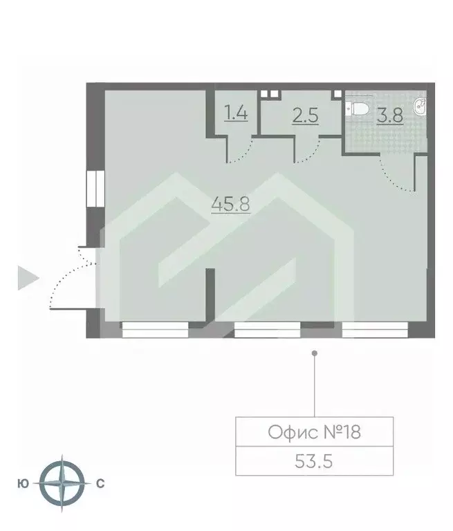 Торговая площадь в Москва Производственная ул., 19Ак2 (54 м) - Фото 2