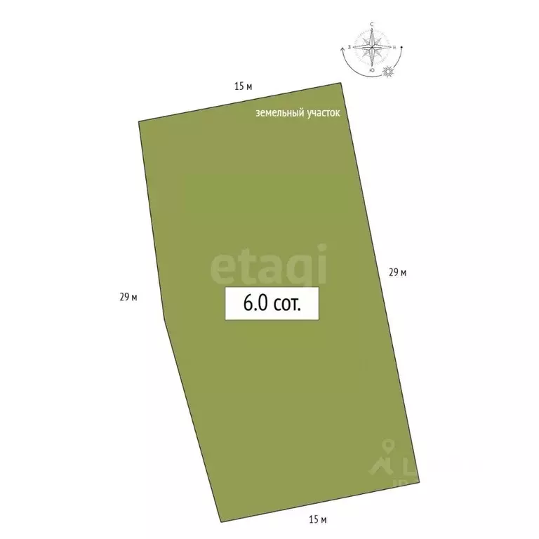 Участок в Алтай, Майминский район, с. Кызыл-Озек Луговой пер., 2 (6.0 ... - Фото 2