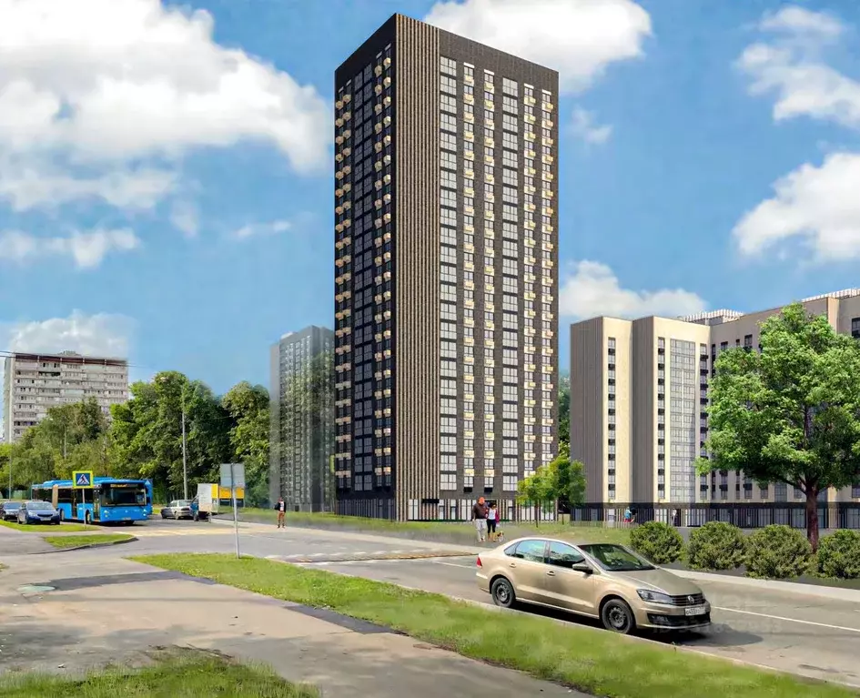 3-к кв. Москва Херсонская ул., 8 (77.9 м) - Фото 1