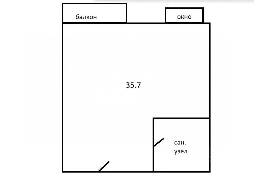 1-к кв. Приморский край, Владивосток ул. Карбышева, 22 (35.7 м) - Фото 2