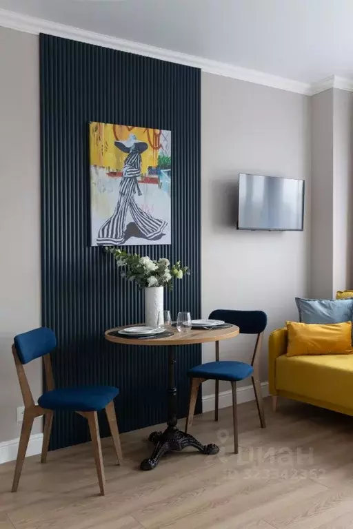 Студия Москва Новоостаповская ул., 7к1 (25.0 м) - Фото 1