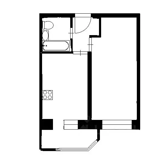 1-к кв. Санкт-Петербург Усть-Славянка тер., ул. Славянская, 24 (35.2 ... - Фото 1
