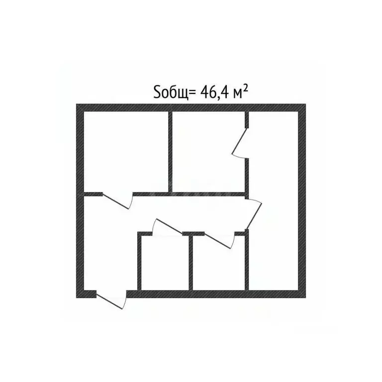 2-к кв. Брянская область, Брянск ул. Красных Партизан, 9 (46.4 м) - Фото 2