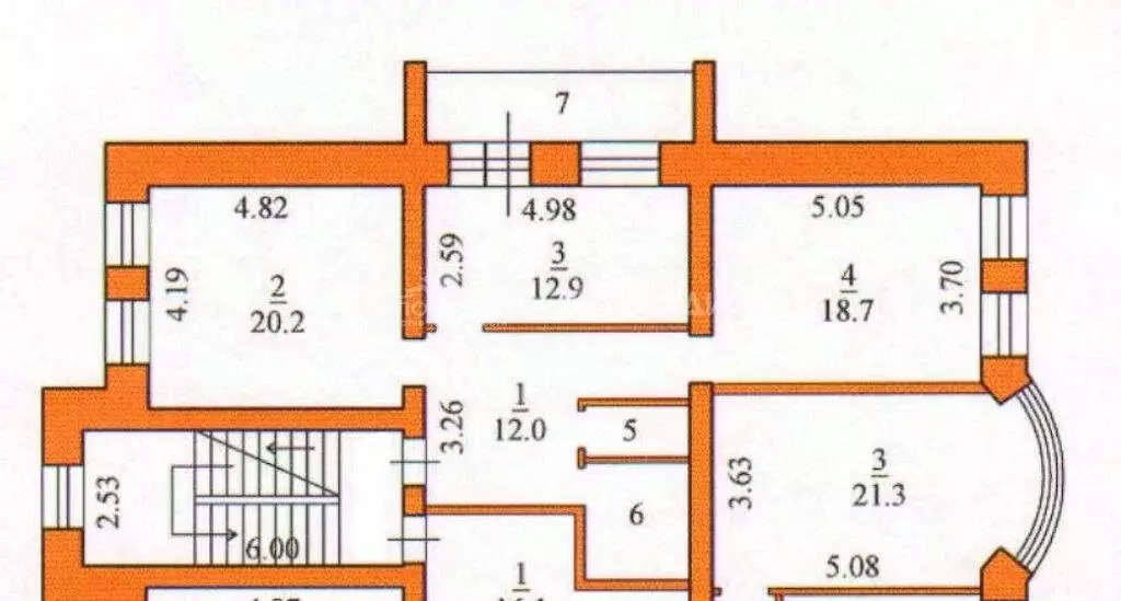 2-к кв. Архангельская область, Архангельск Поморская ул., 54 (70.0 м) - Фото 1