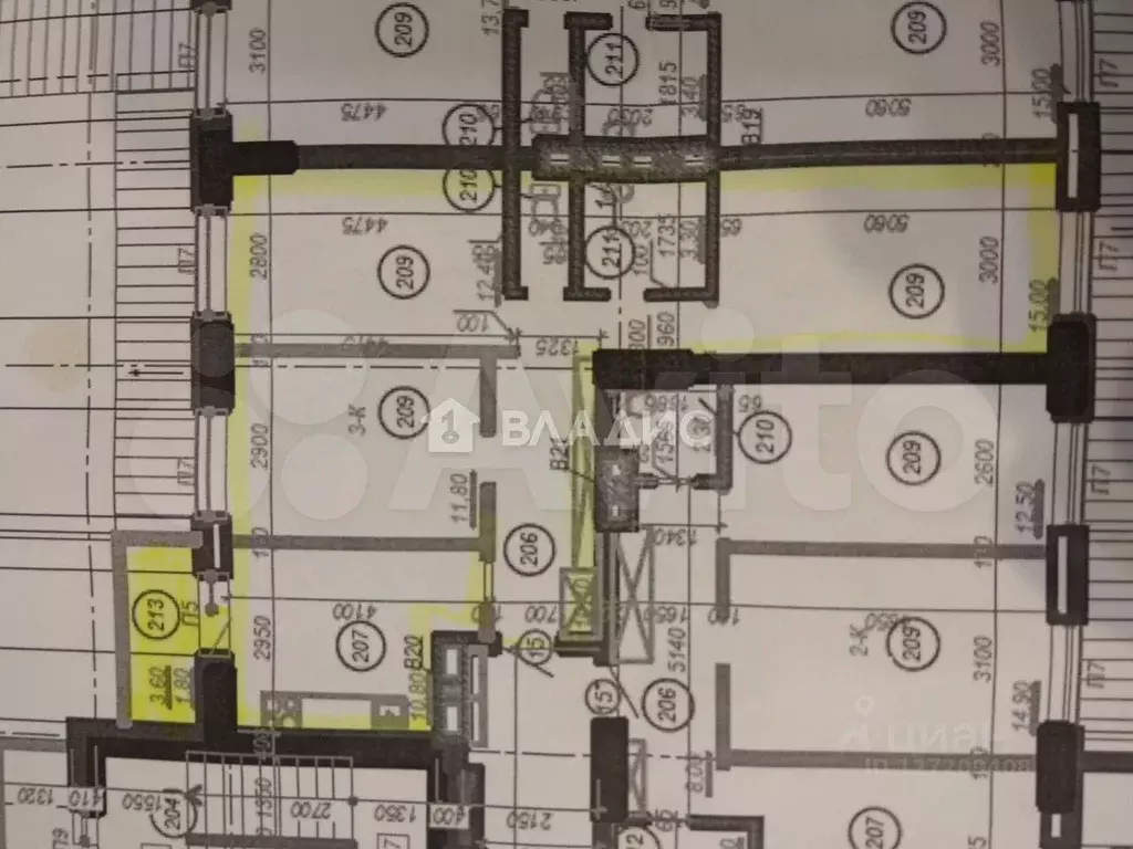 3-к кв. Ростовская область, Ростов-на-Дону Магнитогорская ул., 1А ... - Фото 2