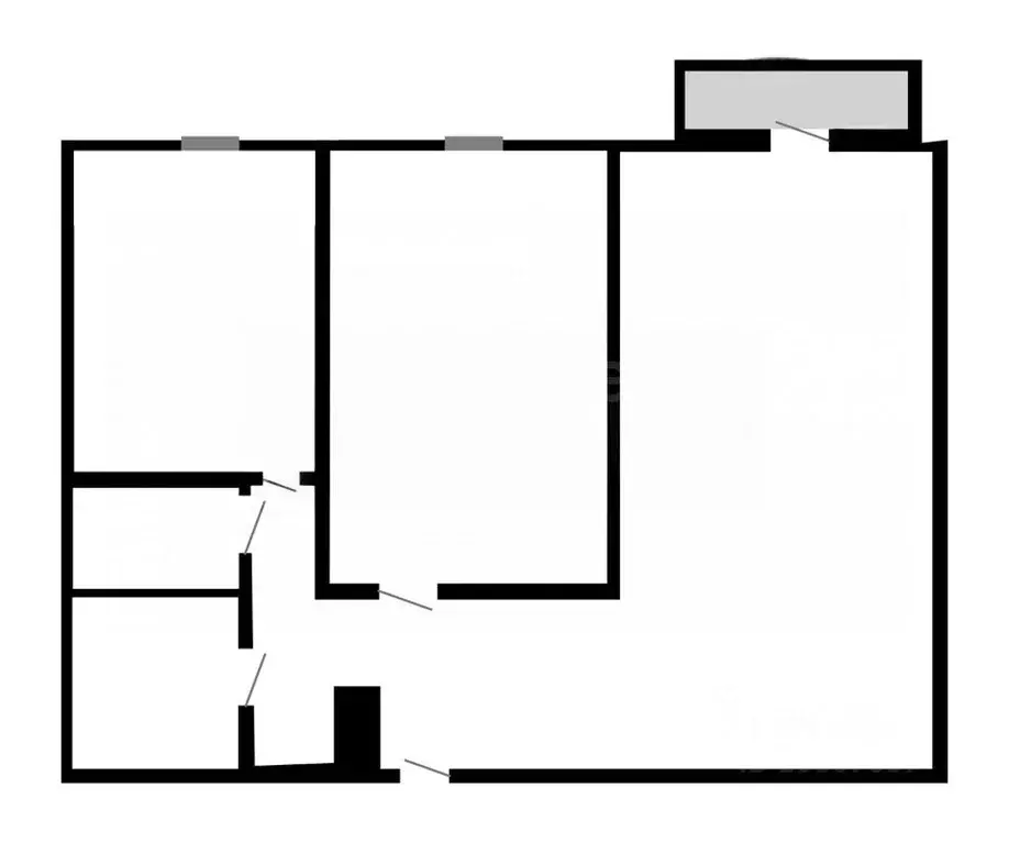 2-к кв. Оренбургская область, Оренбург Волгоградская ул., 42 (50.0 м) - Фото 2