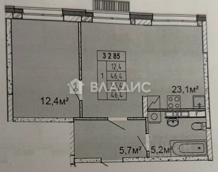 1-к кв. Нижегородская область, Нижний Новгород ул. Белинского, 23 ... - Фото 2