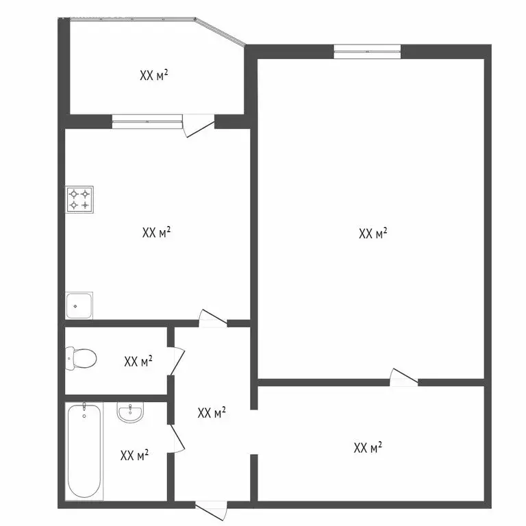 1-комнатная квартира: Тюмень, Широтная улица, 192к2 (45 м) - Фото 0