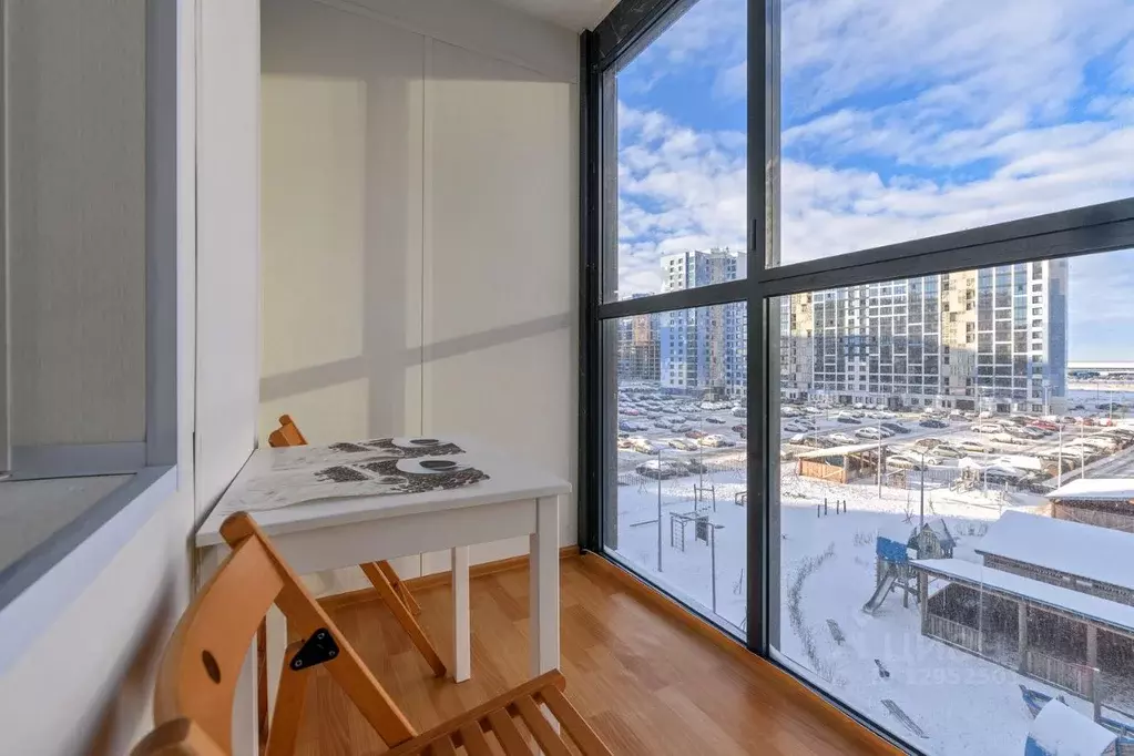Студия Санкт-Петербург ул. Вадима Шефнера, 10к1 (28.0 м) - Фото 1