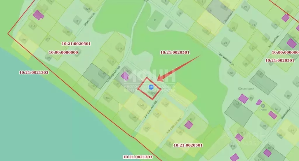 Дом в Карелия, Пряжинское городское поселение, Юманишки СНТ 105 (52 м) - Фото 1