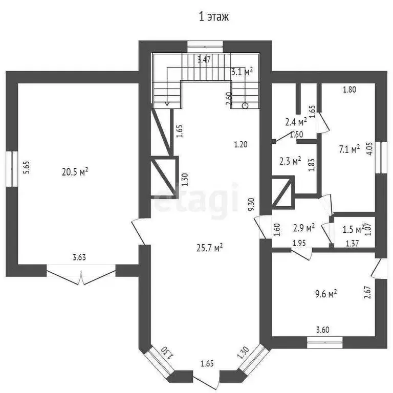 Дом в деревня Синицына, Зелёный проезд (242.5 м) - Фото 1