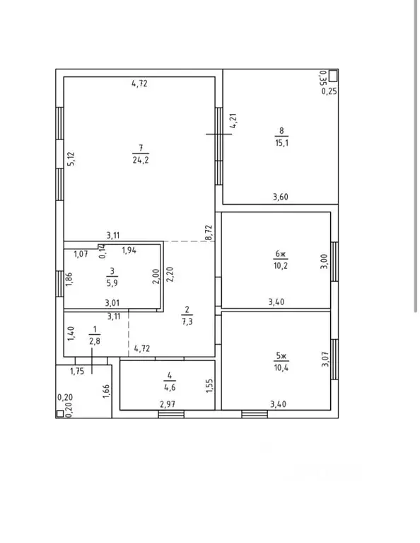 Дом в Калининградская область, Гурьевский муниципальный округ, пос. ... - Фото 0