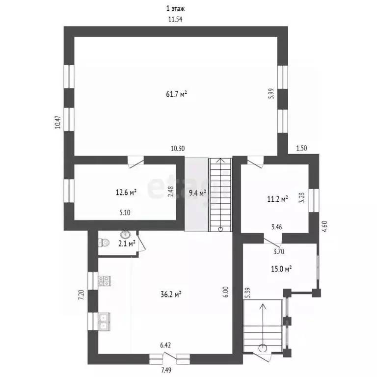 Дом в Омская область, Омск Порт-Артур мкр, ул. Парнякова, 22 (419 м) - Фото 1
