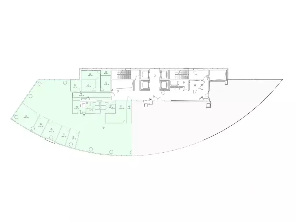 Офис в Москва наб. Пресненская, 10блока (670 м) - Фото 2